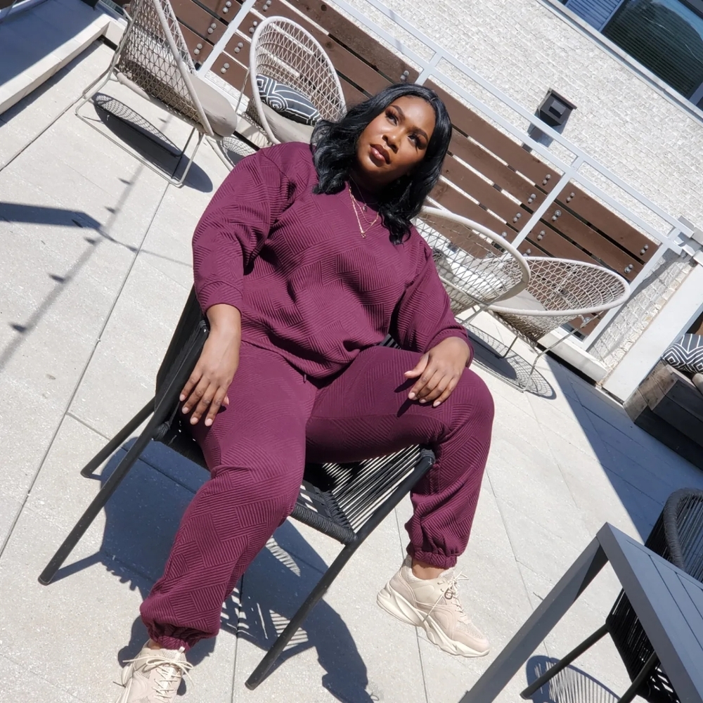 Plus Size Textured Top